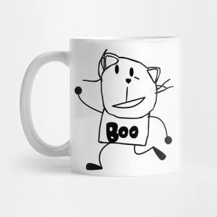 Bad Dream Cat (White) Mug